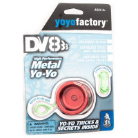 Yoyofactory YO-YO METAL DV888 rotaļlieta iesācējiem un profesionāļiem, sarkans - YO 027