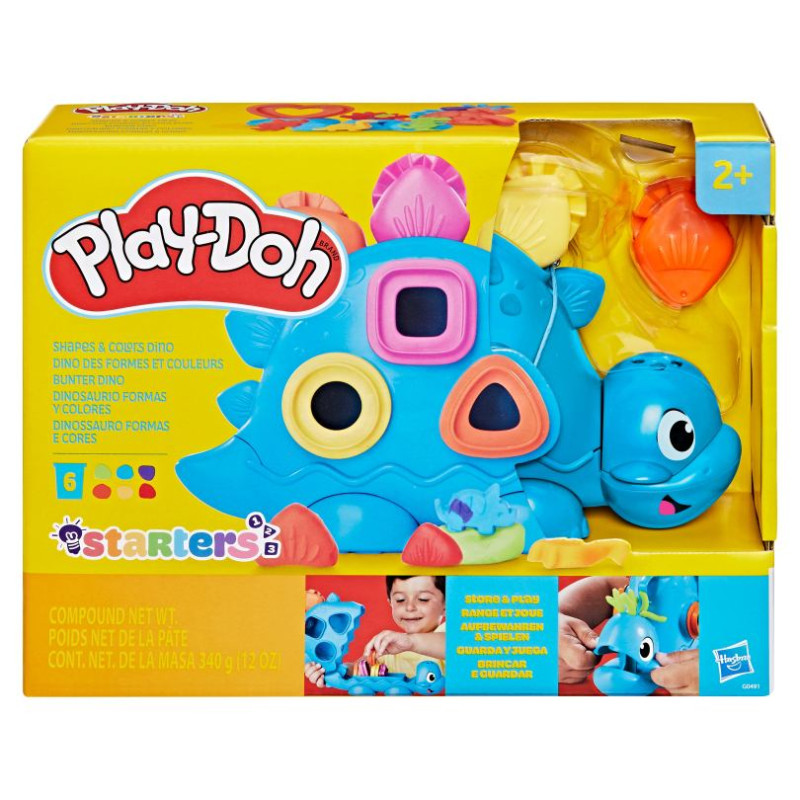 Play-Doh PLAY -DOH Rotaļu komplekts Shapes and Colors Dino