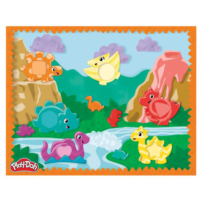 Play-Doh PLAY -DOH Rotaļu komplekts Shapes and Colors Dino