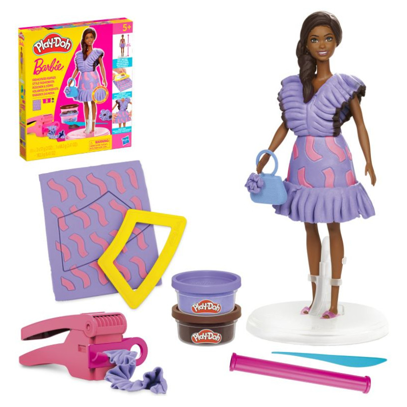 Play-Doh BARBIE Rotaļu komplekts Fashionista Ruffles