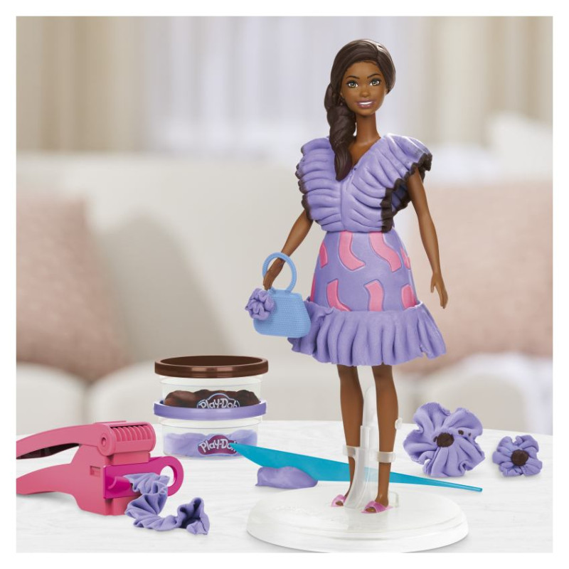 Play-Doh BARBIE Rotaļu komplekts Fashionista Ruffles