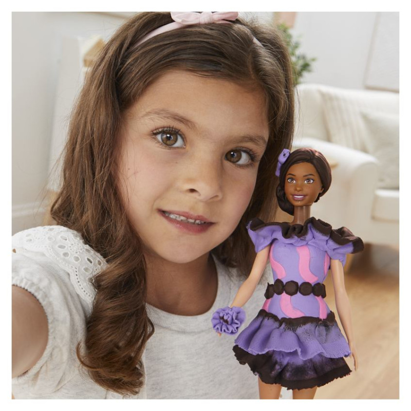 Play-Doh BARBIE Rotaļu komplekts Fashionista Ruffles