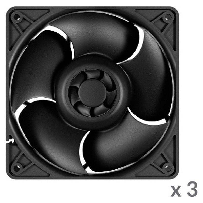 Arctic S12038-4K Server Fans, 4-pin, 40mm, 3 pcs
