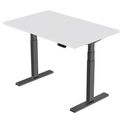 Extradigital Height-Adjustable Table, 139cm x 68cm, White