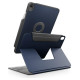 Uniq Rovus Snapmount Magnetic 360 Rotating Detachable case for iPad Air 11" 2024 / 2025 / iPad Air 10.9" 2020 / 2022 - navy blue