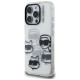 Karl Lagerfeld IML Multi K&C Head Pattern Case for iPhone 16 Pro Max - Transparent