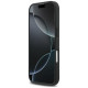 Mercedes Leather Laurel Leaves Stripes MagSafe Case for iPhone 17 - Black