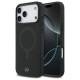 Mercedes Plain Smooth Leather MagSafe Case for iPhone 17 Pro Max - Black