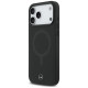 Mercedes Plain Smooth Leather MagSafe Case for iPhone 17 Pro Max - Black