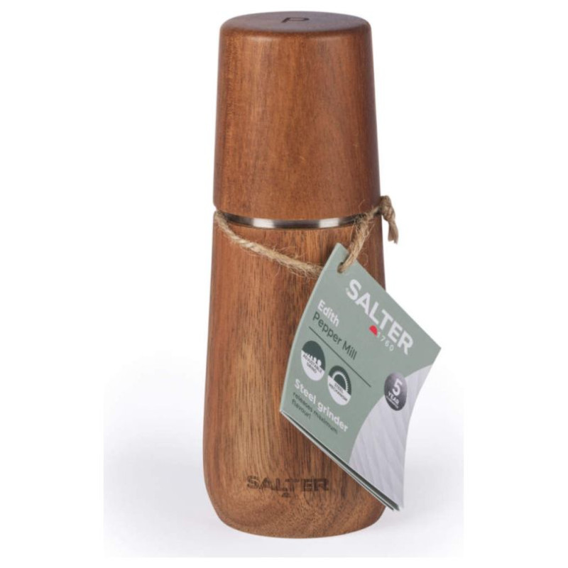 Salter BW13049APEU7 Edith Acacia Pepper Mill