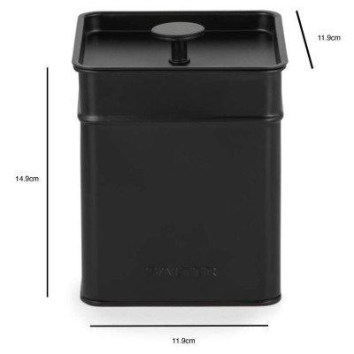 Salter BW126141EU7 Kuro 4-Piece Bread Bin & Canister Set