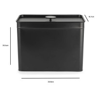 Salter BW126141EU7 Kuro 4-Piece Bread Bin & Canister Set