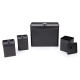 Salter BW126141EU7 Kuro 4-Piece Bread Bin & Canister Set
