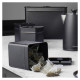 Salter BW126141EU7 Kuro 4-Piece Bread Bin & Canister Set