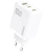 Dudao A29 65W GaN Wall Charger 2 x USB-C + 1 x USB-A - White