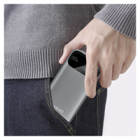 Dudao K31 10000 mAh 22.5W PD Powerbank with Built-in Cable - Gray