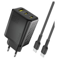 Dudao A29C 65W GaN Wall Charger + USB-C Cable - Black