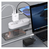 Dudao A29C 65W GaN Wall Charger + USB-C Cable - Black