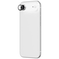 Amazingthing Lens Glass for iPhone 17 Air with Black Aluminum Frame