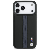 BMW M Perforated Stripe Logo MagSafe Case for iPhone 17 Pro Max - Blue