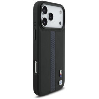 BMW M Perforated Stripe Logo MagSafe Case for iPhone 17 Pro Max - Blue