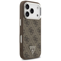 Guess 4G Triangle Logo MagSafe case for iPhone 17 Pro - brown