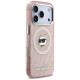 Karl Lagerfeld IML Choupette Head Logo MagSafe Case for iPhone 17 Pro Max - Pink