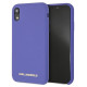 Karl Lagerfeld Silicone iPhone Xr Case - Purple