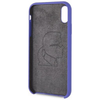Karl Lagerfeld Silicone iPhone Xr Case - Purple