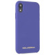 Karl Lagerfeld Silicone iPhone Xr Case - Purple