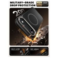 Supcase IBLSN Ares Flip Mag MagSafe Case for iPhone 17 Air - Black