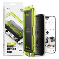 Ringke Easy Slide 2-pack Privacy Glass for iPhone 17 - Black