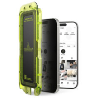 Ringke Easy Slide 2-pack Privacy Glass for iPhone 17 - Black