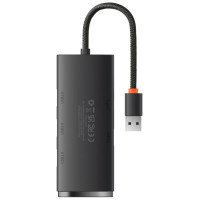 Baseus Lite Series HUB 4-Port (USB-A to 4xUSB-A 3.0) 0.25m black (WKQX030001)