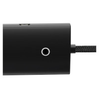 Baseus Lite Series HUB 4-Port (USB-A to 4xUSB-A 3.0) 0.25m black (WKQX030001)