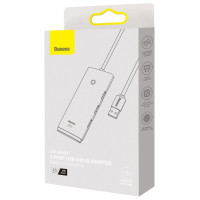 Baseus Lite Series HUB 4-Port (USB-A to 4xUSB-A 3.0) 0.25m black (WKQX030001)