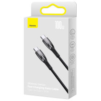 Baseus CADH000701 USB-C - USB-C PD cable 100W 5A 480Mb/s 1m - black