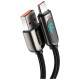Baseus Display Fast Charging Data USB-A / USB-C 66W 1 m cable - black