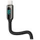 Baseus Display Fast Charging Data USB-A / USB-C 66W 1 m cable - black