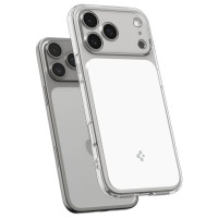 Spigen Ultra Hybrid "T" MagSafe Case for iPhone 17 Pro Max - Clear and White