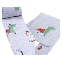 Yoclub Zeķubikses 68-74 cm RAB-0003 grey dino