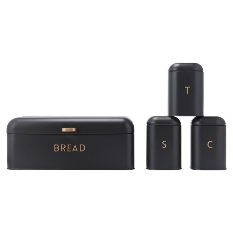 Salter BW13731EU7 Pebble 4-Piece Countertop Set Charcoal