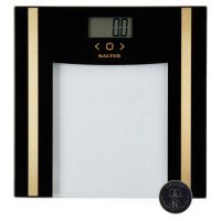 Salter SA00550BGCFAS Glass Analyser Bathroom Scale Black/Gold