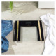Salter SA00550BGCFAS Glass Analyser Bathroom Scale Black/Gold