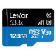 Lexar MEMORY MICRO SDXC 128GB UHS-I/W/ADAPTER LSDMI128BB633A LEXAR