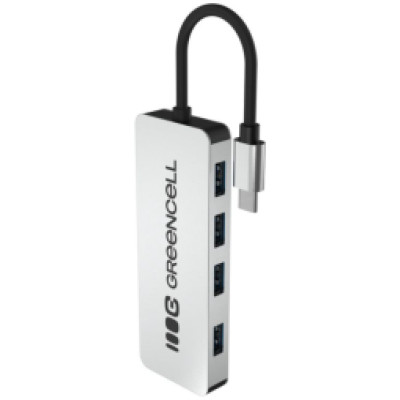 Green Cell USB hubs Greencell 4 PORT USB-C 3.0