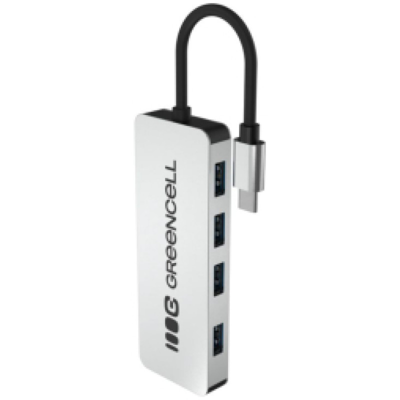 Green Cell USB hubs Greencell 4 PORT USB-C 3.0