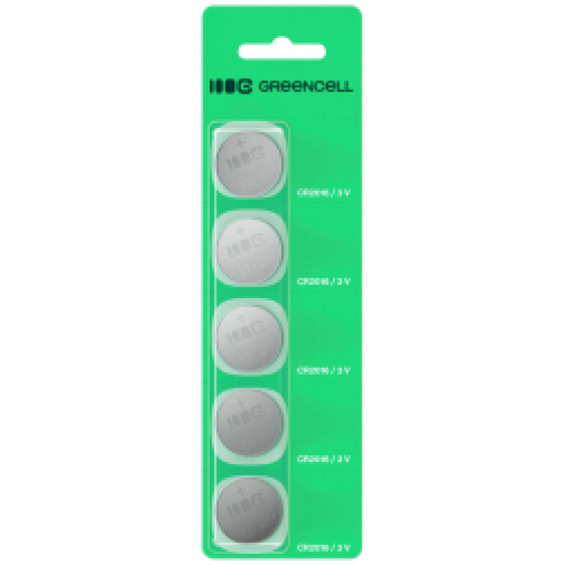 Green Cell Baterijas Green Cell Blister 5x Lithium Battery CR2016