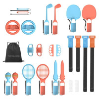 Dux Ducis 25-in-1 Nintendo Switch 2 Sports Gaming Accessory Set with Bag - Multicolor