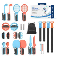 Dux Ducis 25-in-1 Nintendo Switch 2 Sports Gaming Accessory Set with Bag - Multicolor